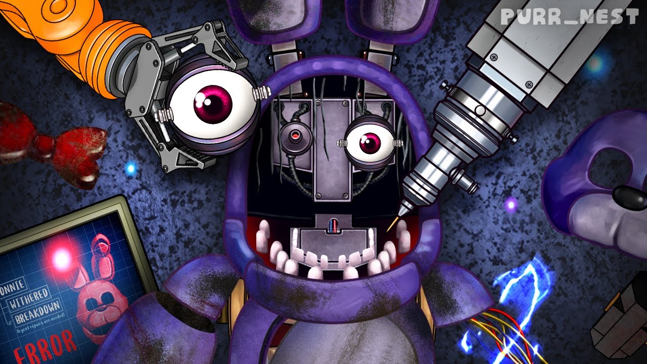 ASMR FNAF Withered Bonnie Repair Animation|Restoration Work|Five Nights at Freddy’s