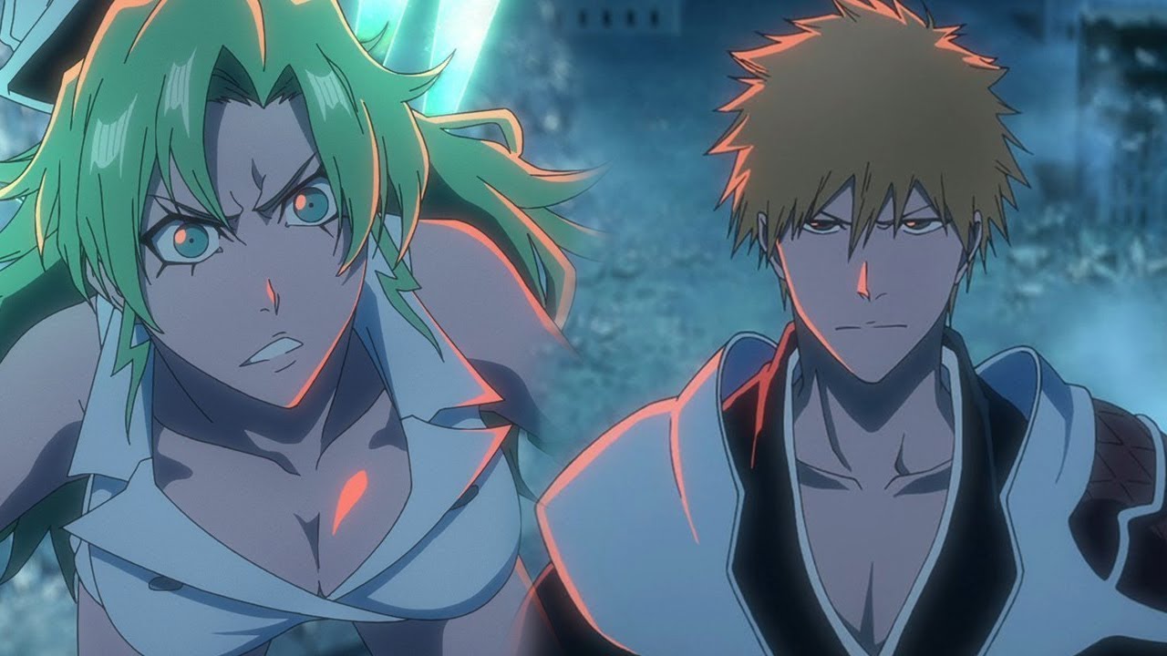 Ichigo Kurosaki  vs 8 quincy !! Ichigo uses Getsuga Jujisho vs Sternritter Girls