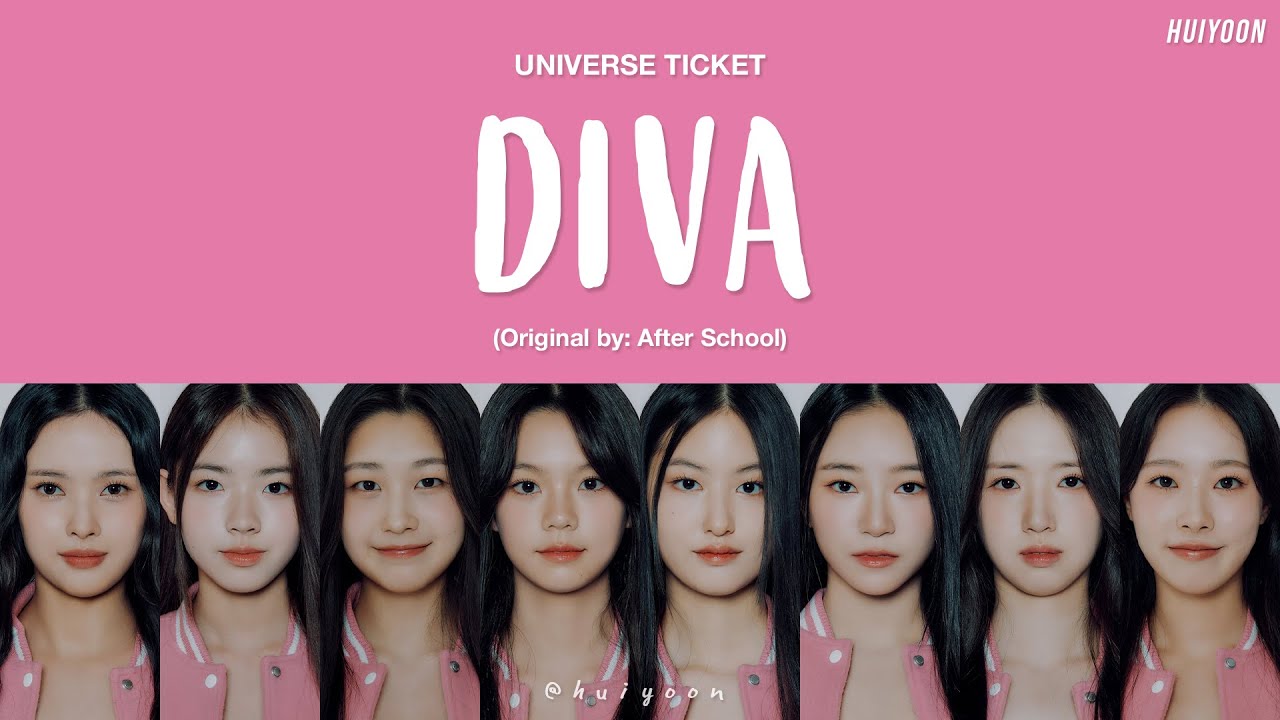 [LYRICS/가사] Universe Ticket - DIVA (Original by: After School) • huiyoon