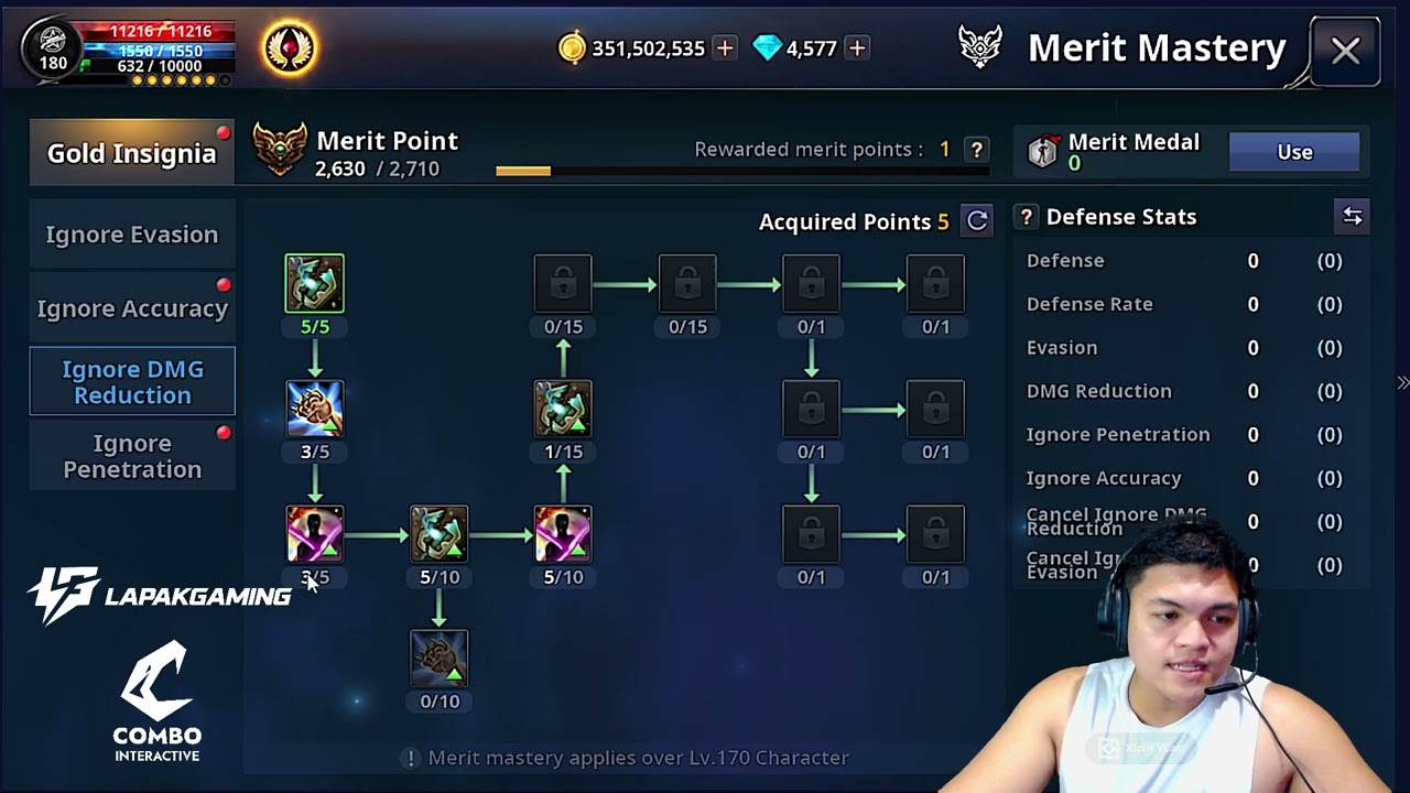 MERIT MASTERY EXPLAINED - CABAL INFINITE COMBO SEA