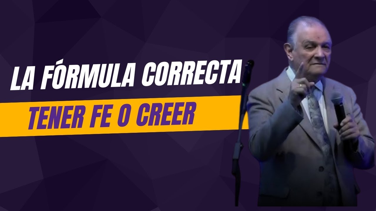 LA FORMULA CORRECTA TENER FE O CREER - PTR: ÁLVARO TORRES - IPUC 