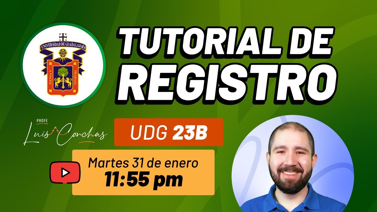 Cómo registrarse al examen UDG -23B