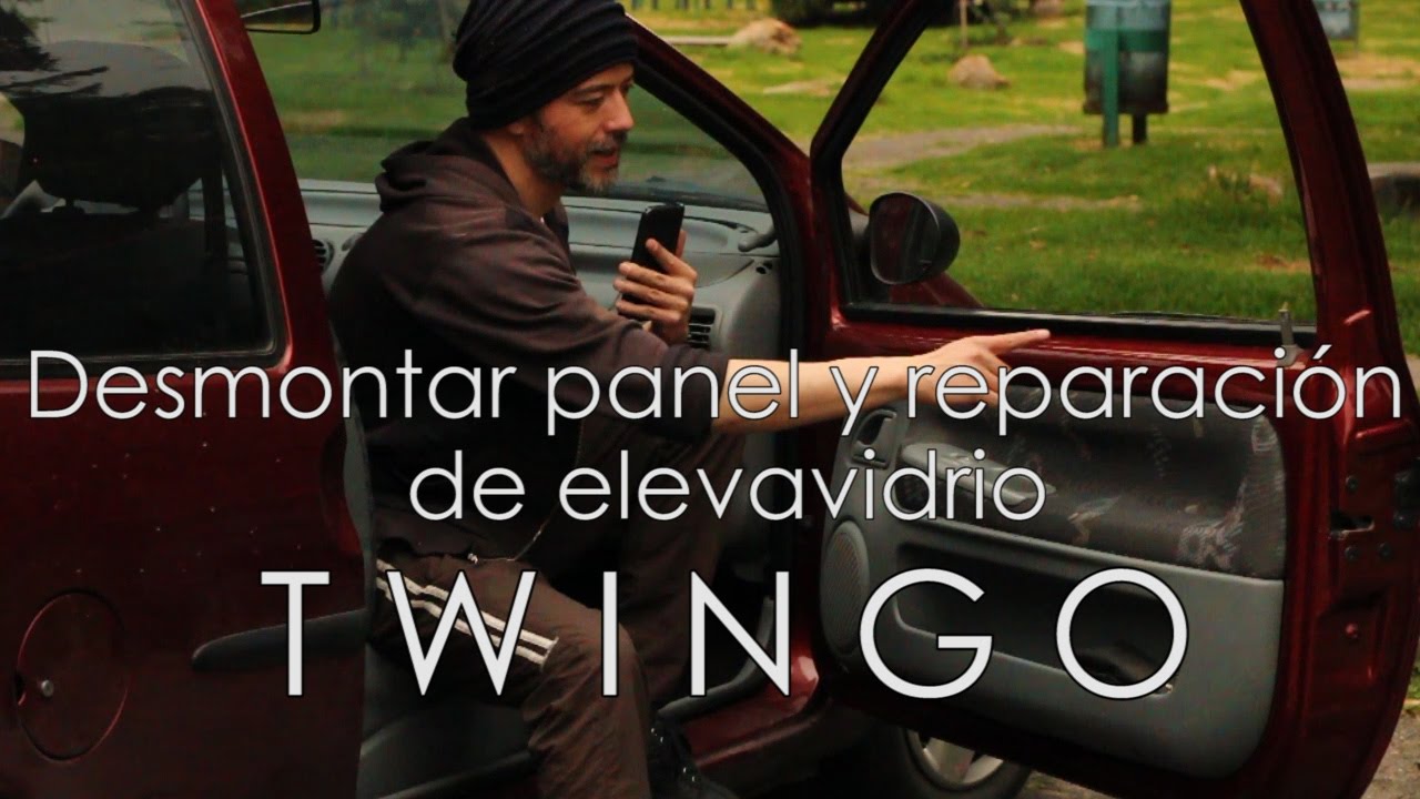 Twingo - Desmontar panel de puerta y reparar elevavidrios - levanta vidrios - lève vitre - Renault