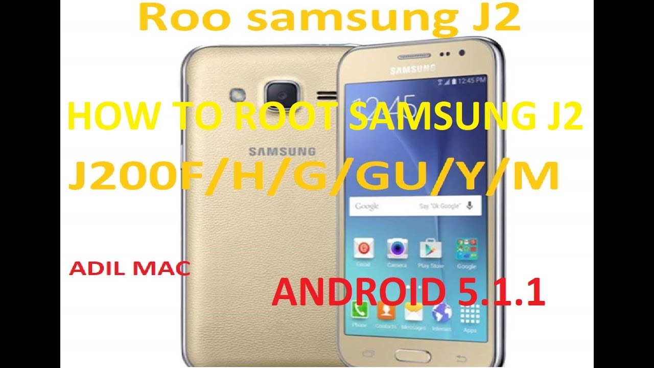 Root samsung J2 J200F/H/G/GU/Y/M
