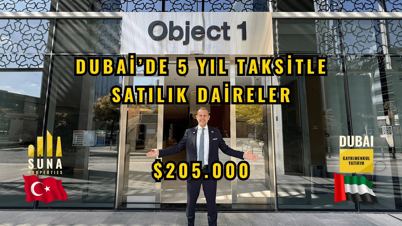 DUBAİ OBJECT 1 | FLU1D ONE & ELARIS SKY PROJELERİ | DUBAİ'DE 5 YIL TAKSİTLE SATILIK DAİRELER