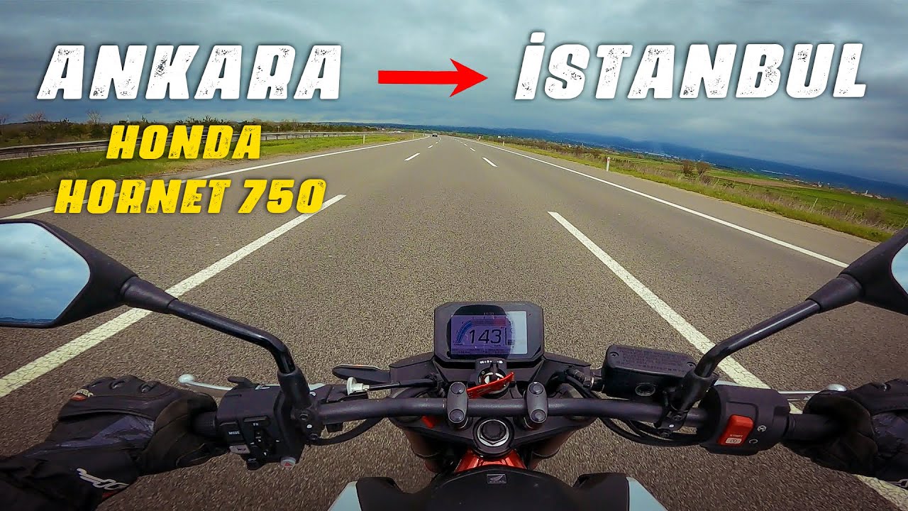 Honda Hornet 750 Motosiklet İle Ankara İstanbul Uzun Yol Motovlog | Kolaçan