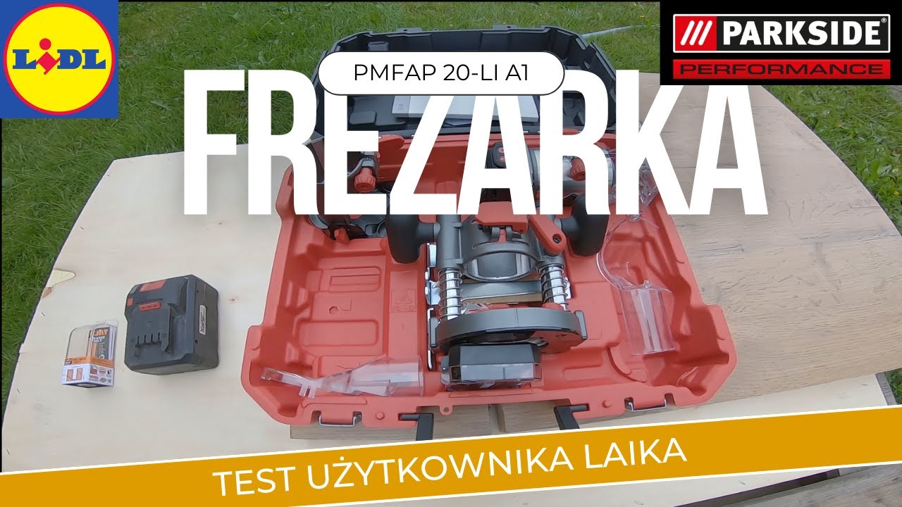 Frezarka g&oacute;rnowrzecionowa  Parkside Performance -  Test laika i pierwsze wrażenia