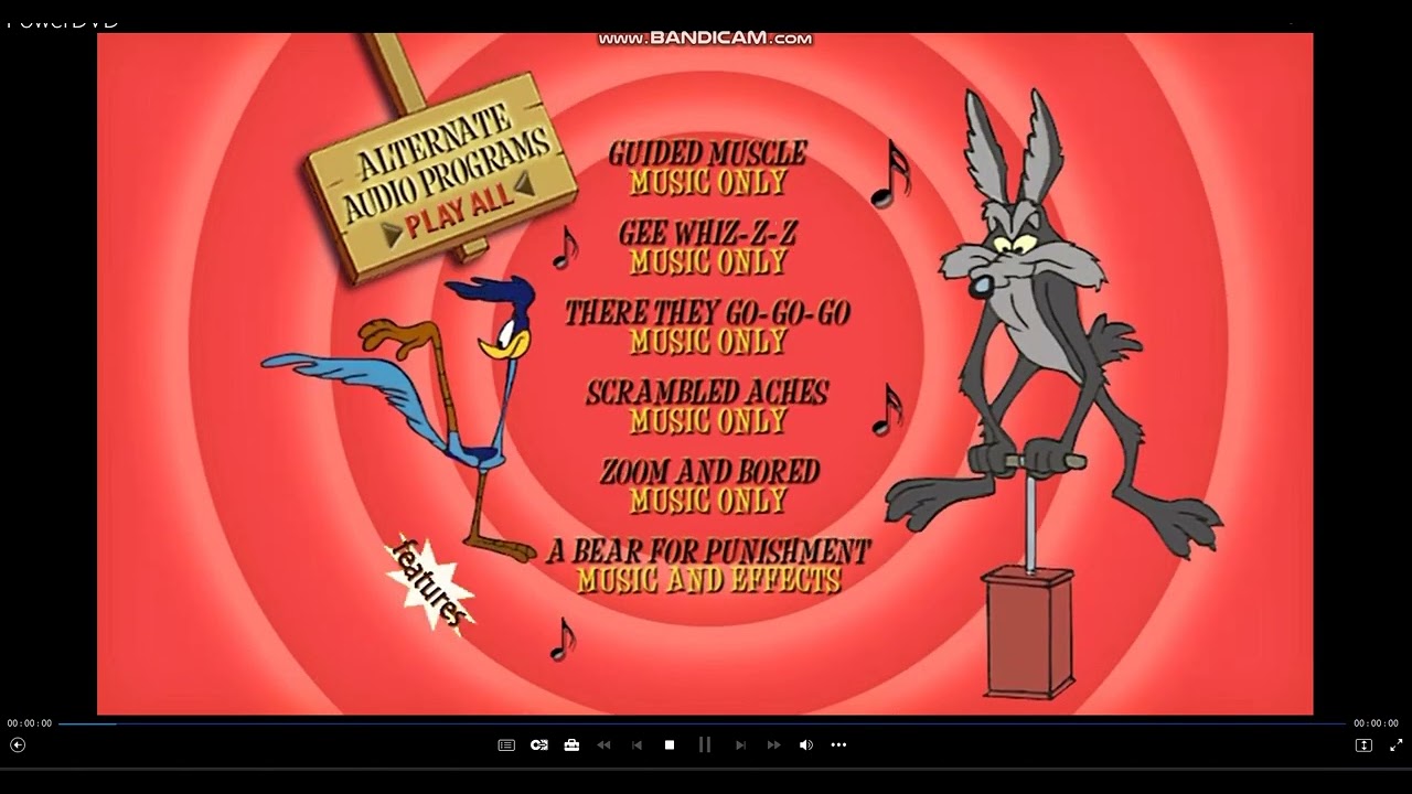 Looney Tunes golden collection volume 2 dvd menu (HD)