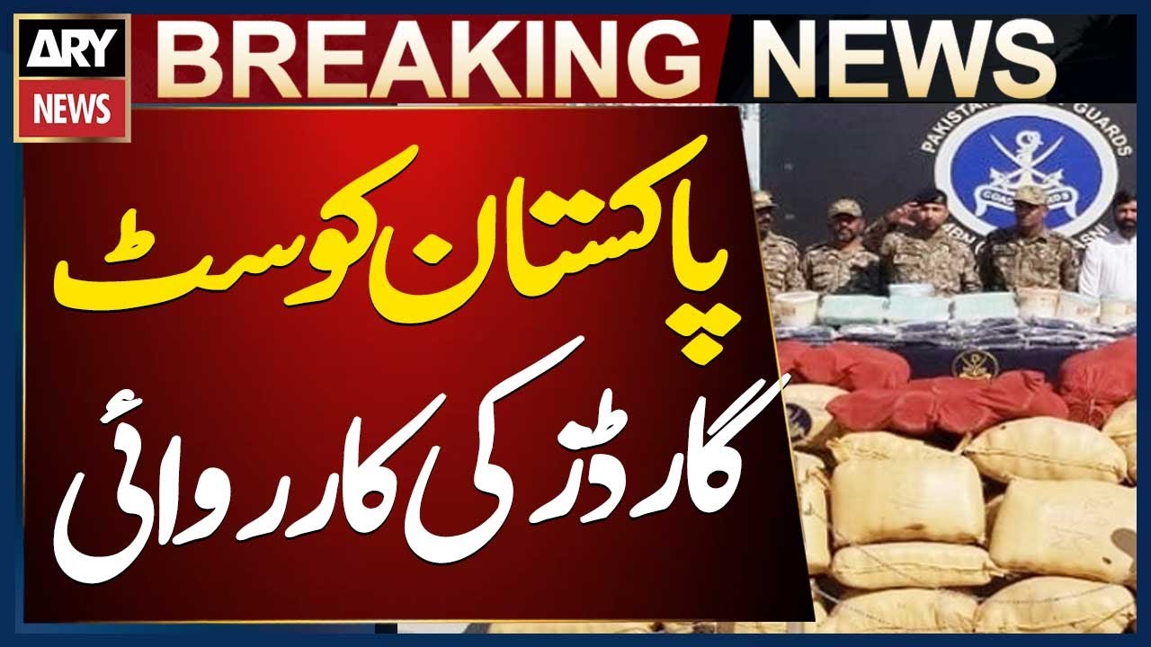 Pakistan Coast Guards Conduct Operations on Karachi, Gwadar and Uthal Road Checkposts and at Sea