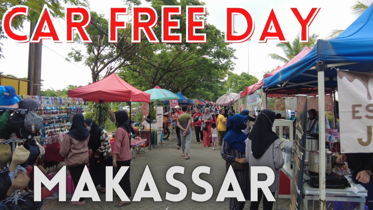 Car Free Day at Center Point of Indonesia | Makassar City