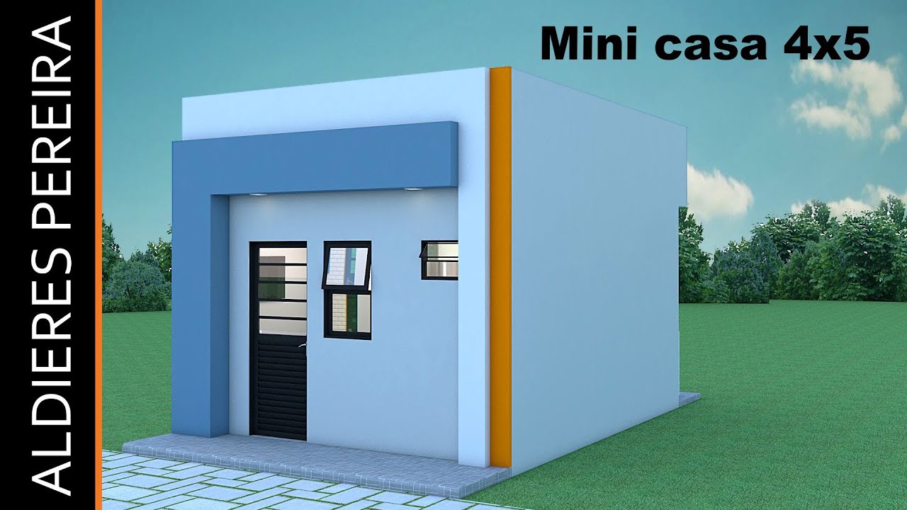 Mini casa 4x5 &ndash; A melhor planta para esse tamanho!