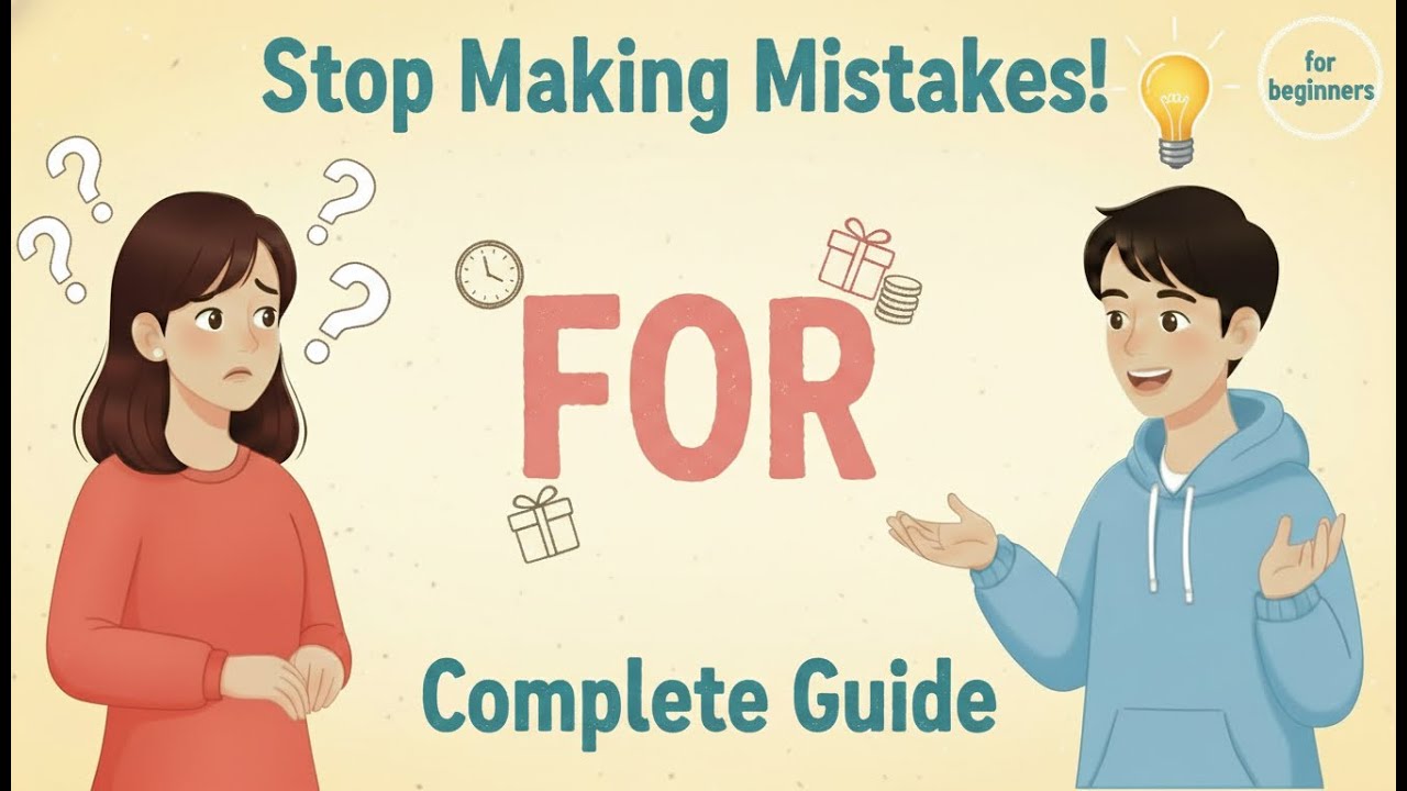 How to Use “For” in English | Real-Life Conversation Examples | English Podcast