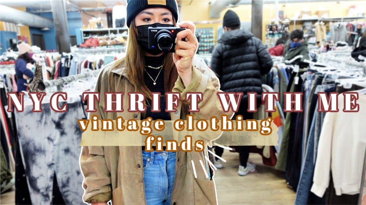 THRIFTING IN NEW YORK CITY & HAUL // Vlogmas 2020 - Day 13