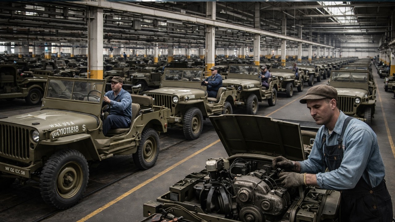 Inside the Ford GPW Factory: How America Built the Vehicle That Won WWII