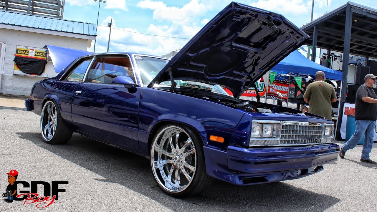 LSX 454 1981 Candy Cobalt Blue Chevy Malibu on Asanti 22s - 4k Video