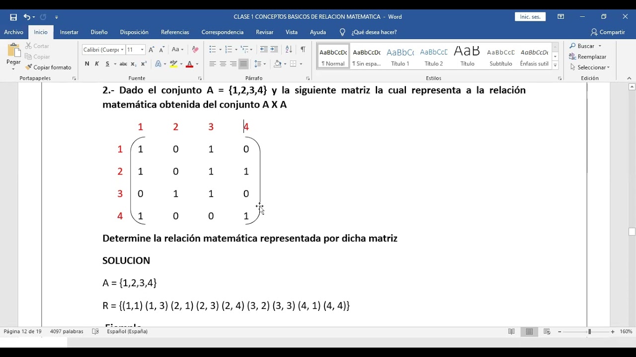 Clase Practica Matriz de Relaciones