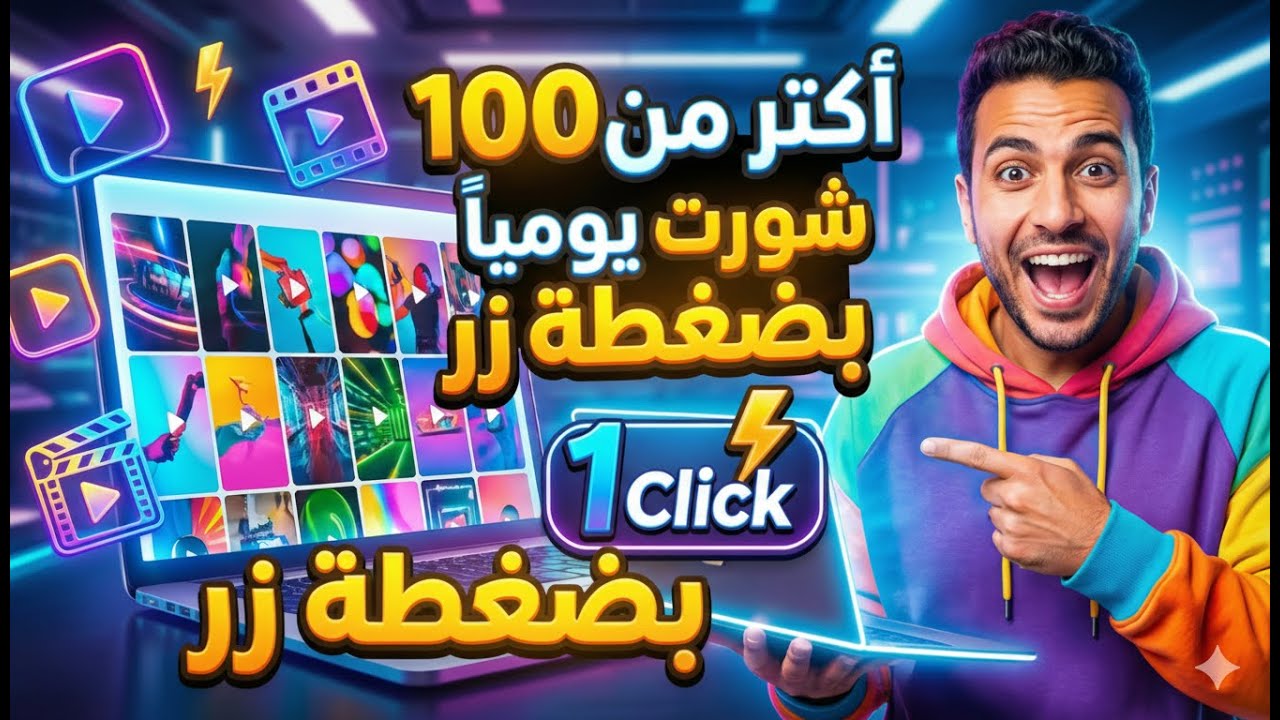 وداعًا للتعب… موقع واحد = 100 شورت يومياً 🚀😱