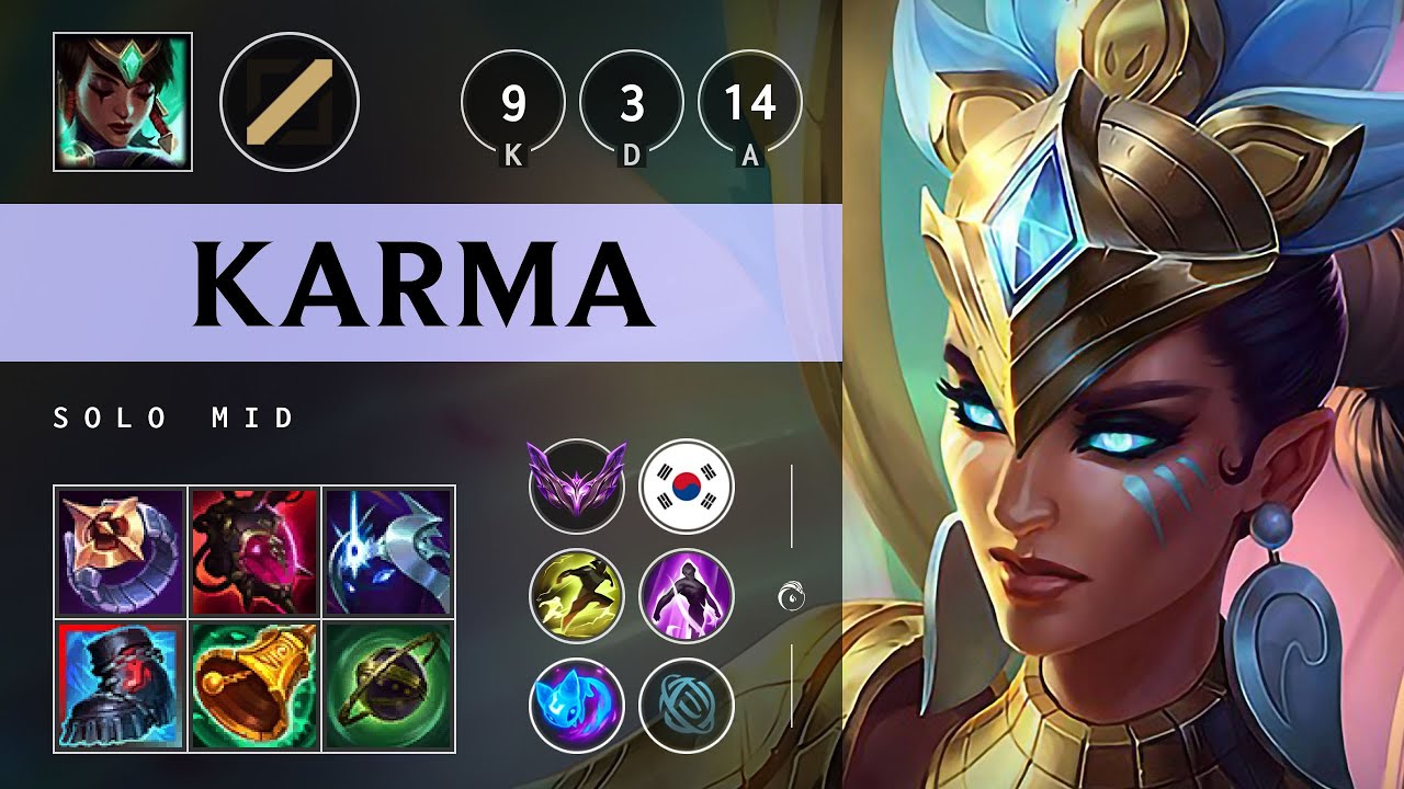 Karma Mid vs LeBlanc - KR Master Patch 25.21