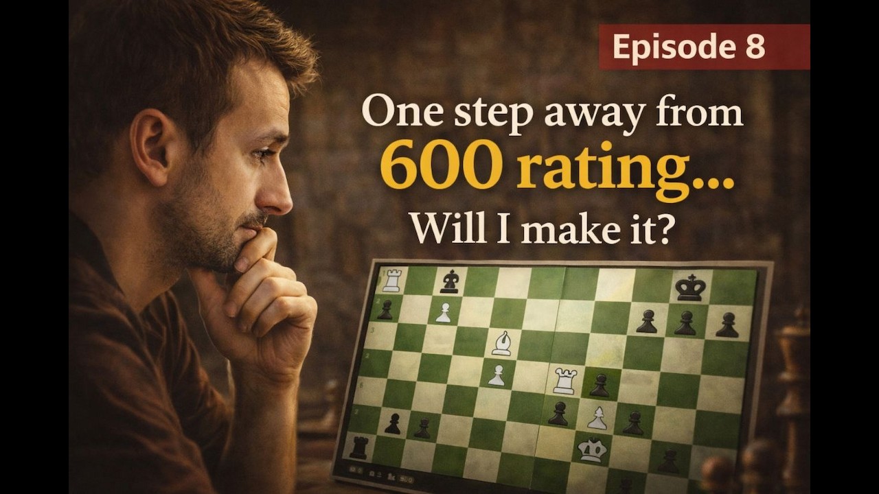 24 Points Away from 600 | One Mistake Changes Everything | Chess Journey Ep.8