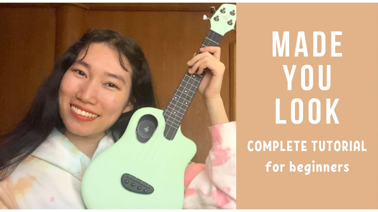 Meghan Trainor - Made You Look (UKULELE TUTORIAL) by Chairia Tandias