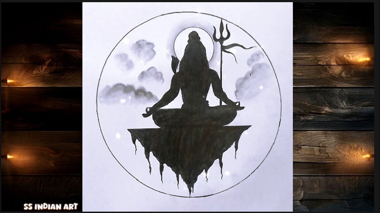 Mahadev Pencil Art | how to draw lord shiva easy | Mahadev drawing | Pencil art | Chitra