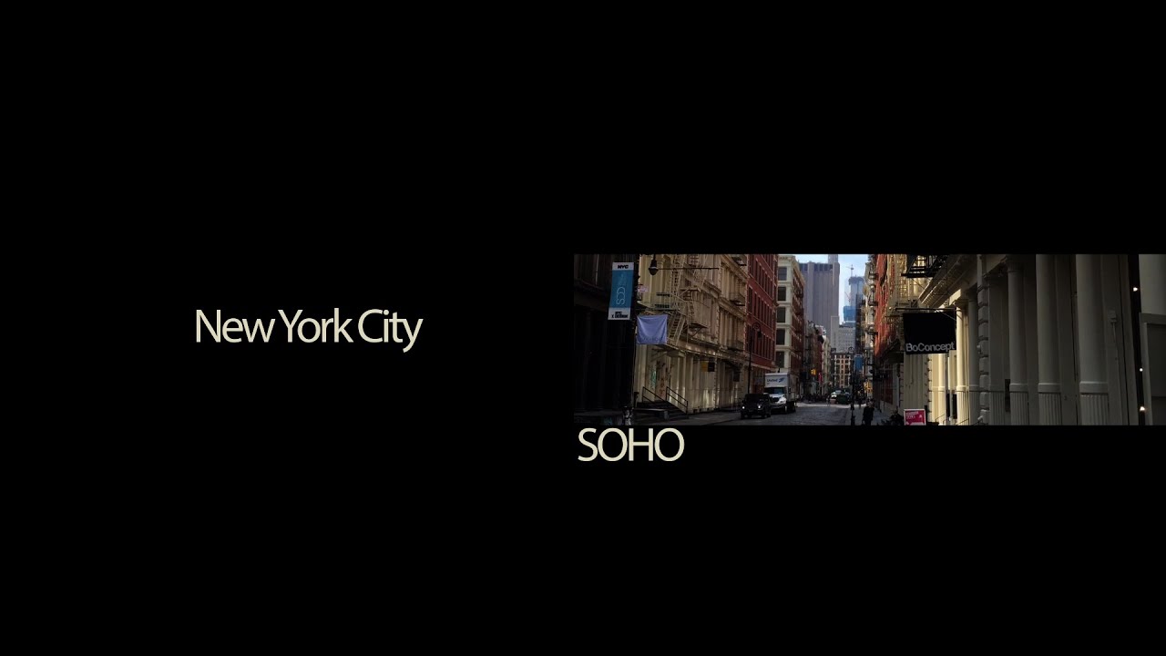New York location - SOHO 2016