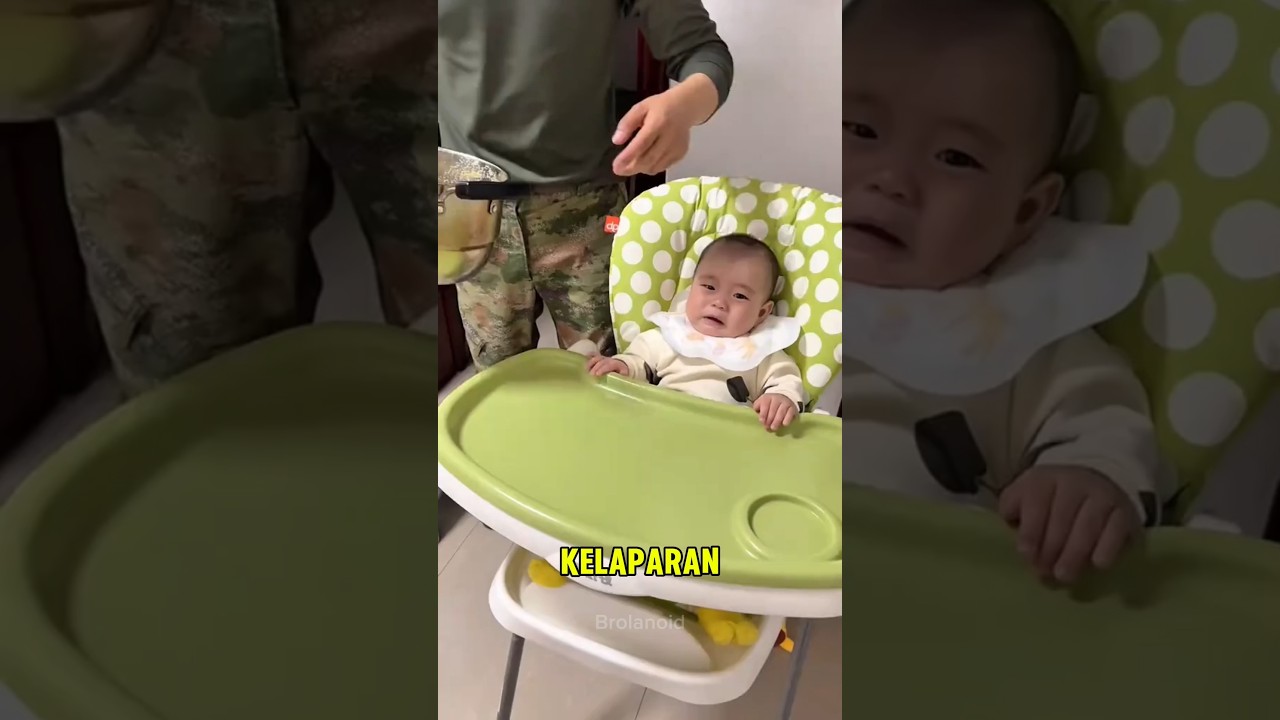 Bayi Nangis Kelaparan, Ayahnya Punya Cara Tak Terduga! 🍲👶 #shorts