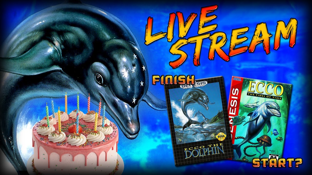 POST-BIRTHDAY STREAM | Finishing up Ecco the Dolphin, Maybe Start Ecco: Tides of Time? | Live Stream