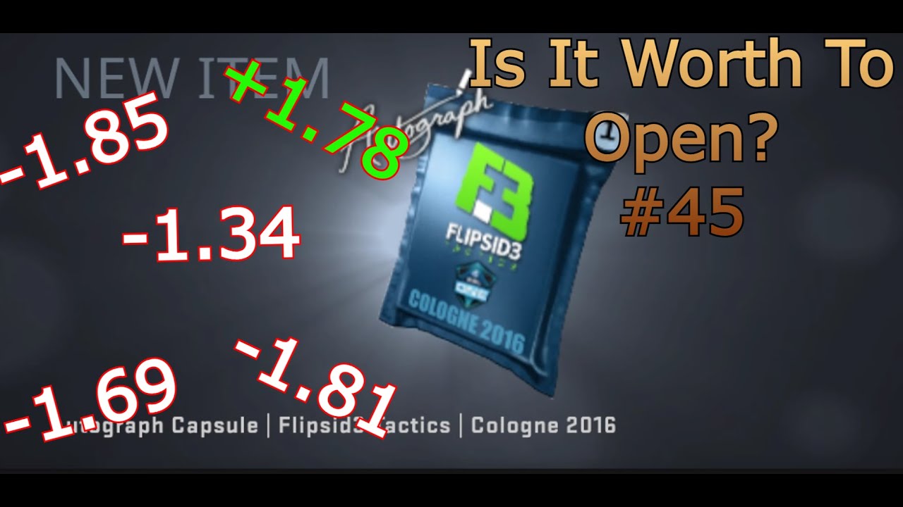 Opening Forgotten Capsule #45 ( Autograph Capsule | Flipsid3 Tactics | Cologne 2016 ) (CS:GO)
