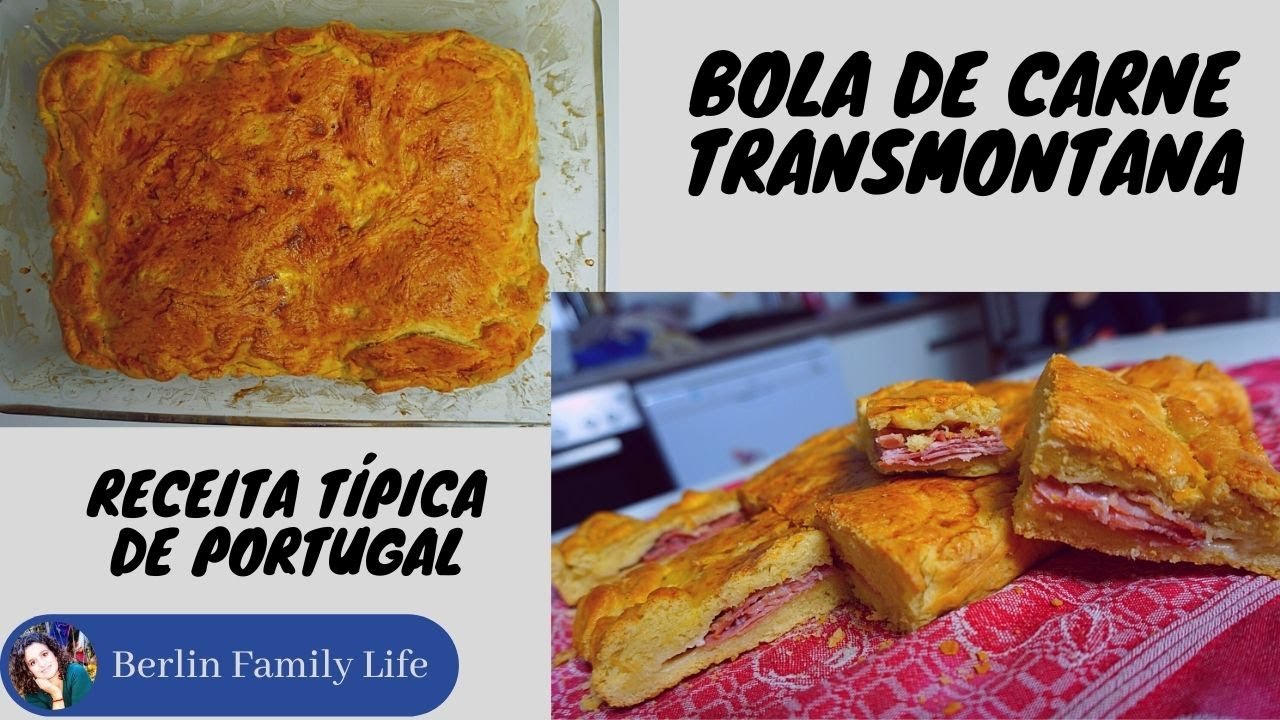 Bola de carne transmontana- receita típica d Portugal