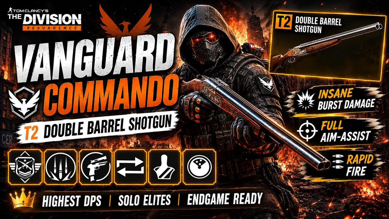 Highest DPS Vanguard Build Guide | The Division Resurgence