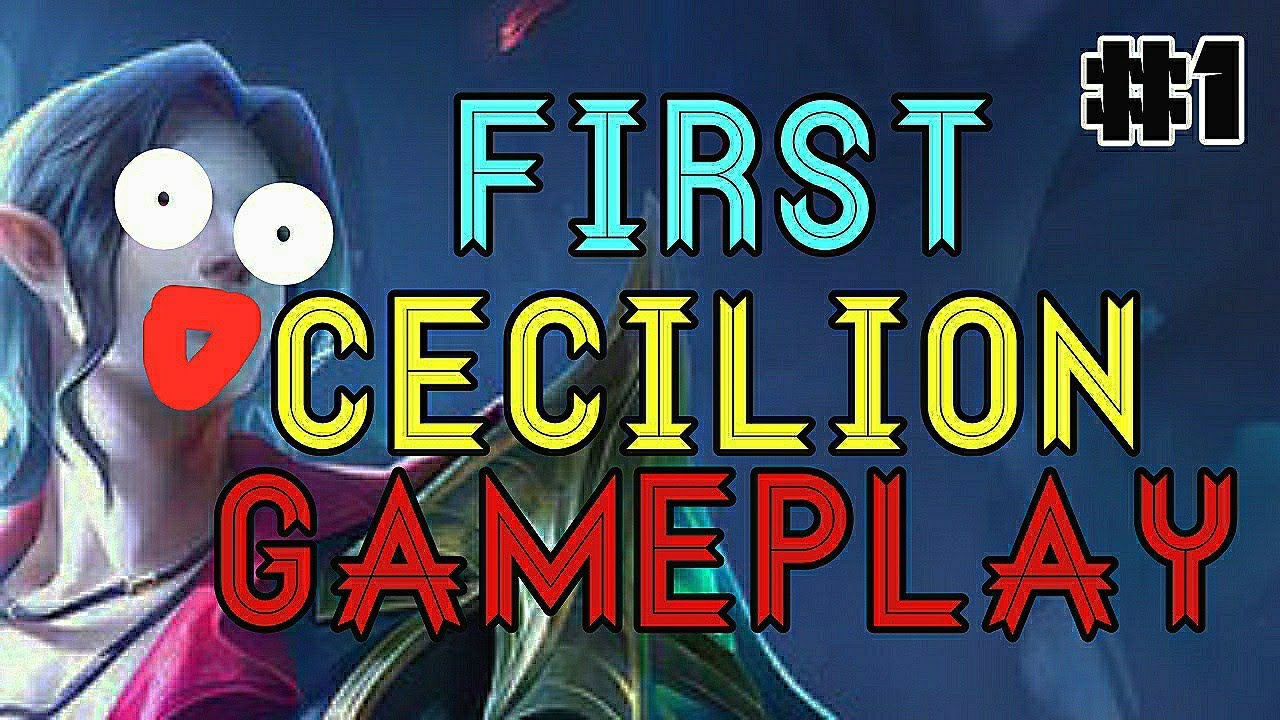 CECILION GAMEPLAY!!MY FIRST MATCH IN RANKED GAME