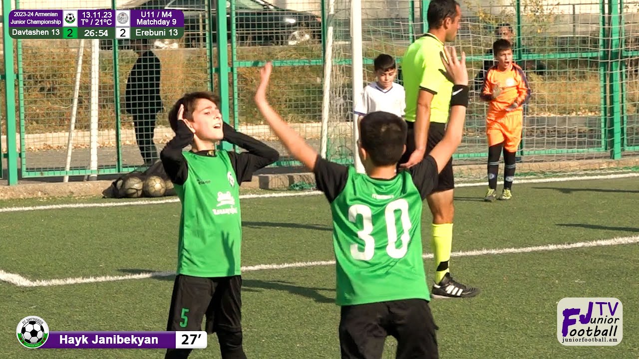 Davtashen 13 (2-3) Erebuni 13 (13.11.23) 2023-24 AJC U11/M4, Matchday 9