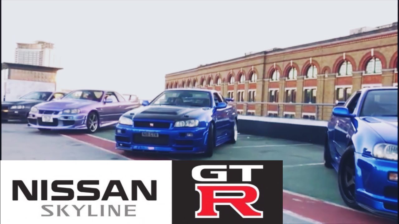 Skyline GTR R34 Convoy Meet Central London