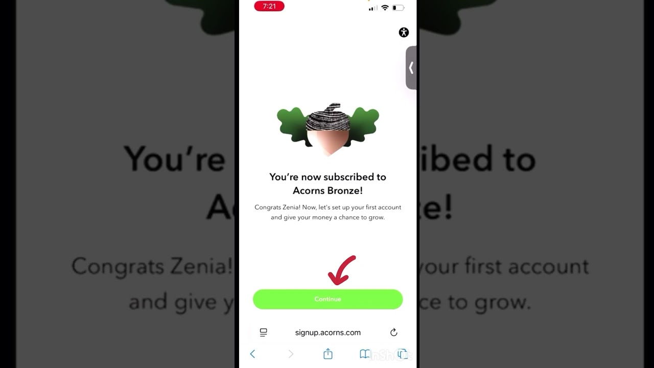 How to create an Acorns account? #dineroextra #dinerodesdecasa #dineror&aacute;pido #dinerodinerodinero