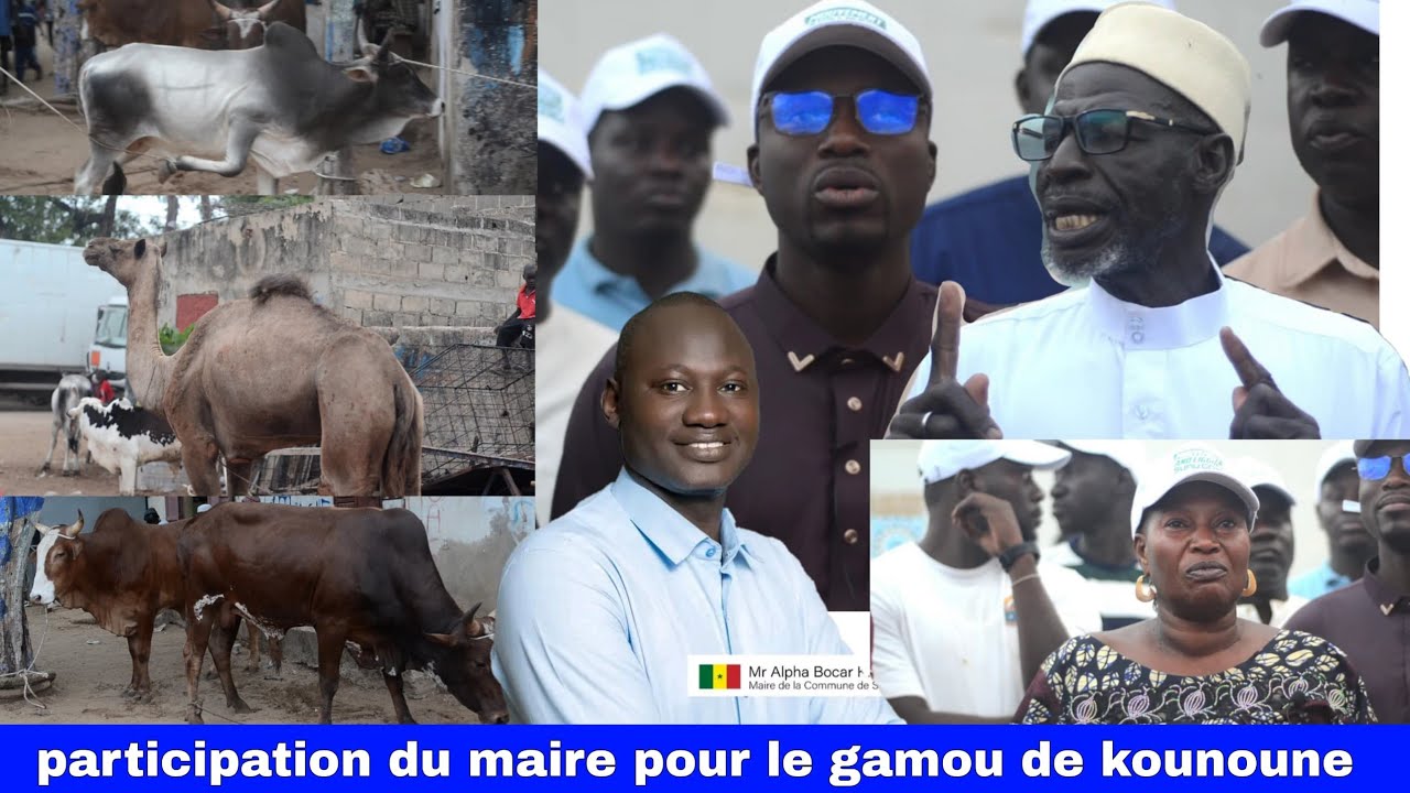 La participation du Maire de la commun de sangalkam pour le gamou annuel de kounoune