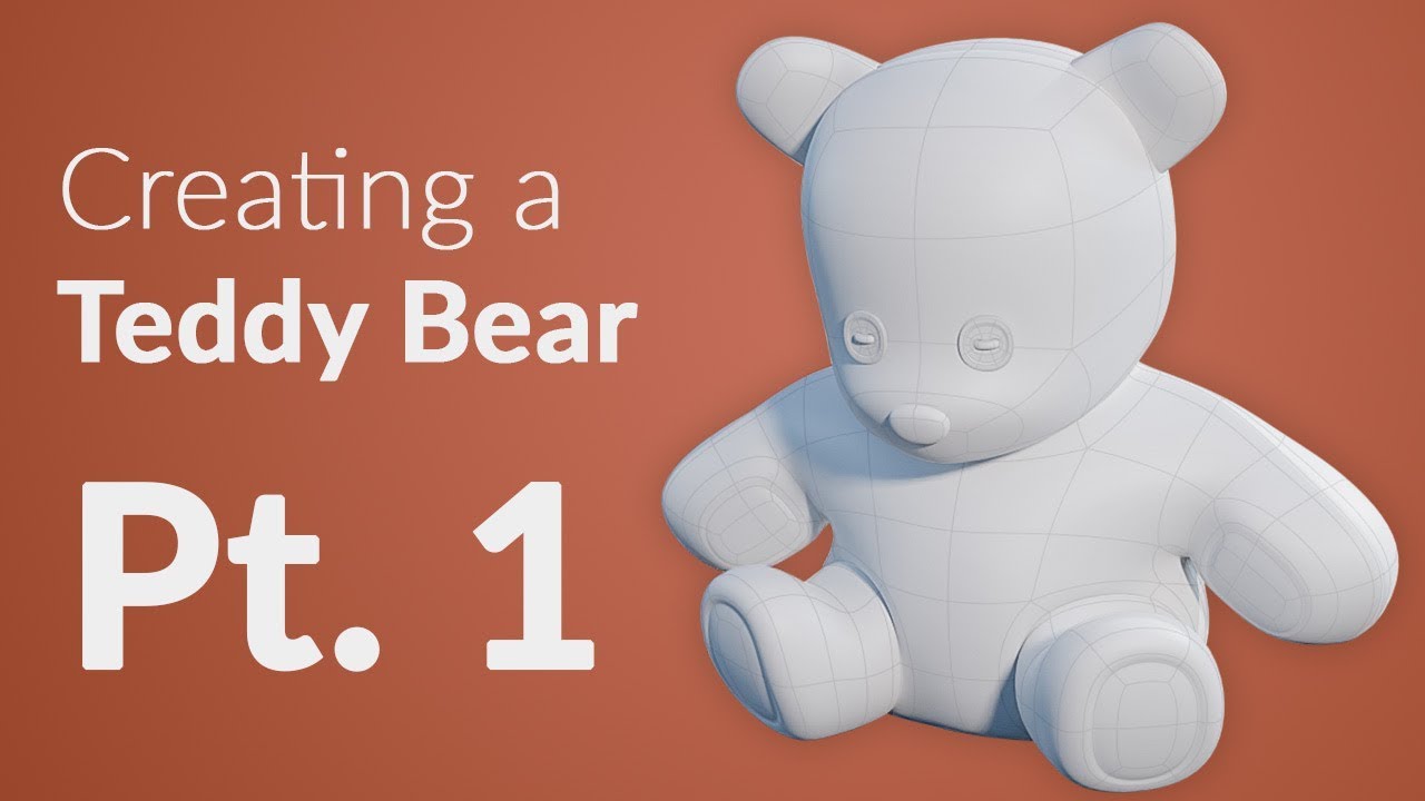CGC Classic: Creating a Teddy Bear Pt. 1 - Modeling (Blender 2.4)