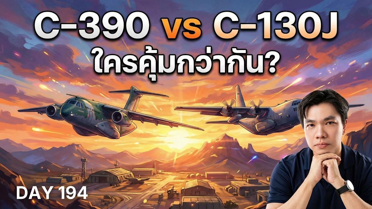 C-390 vs C-130J: เจ็ตยุคใหม่ท้าชน “มาตรฐานโลก” ใครคุ้มกว่ากัน?