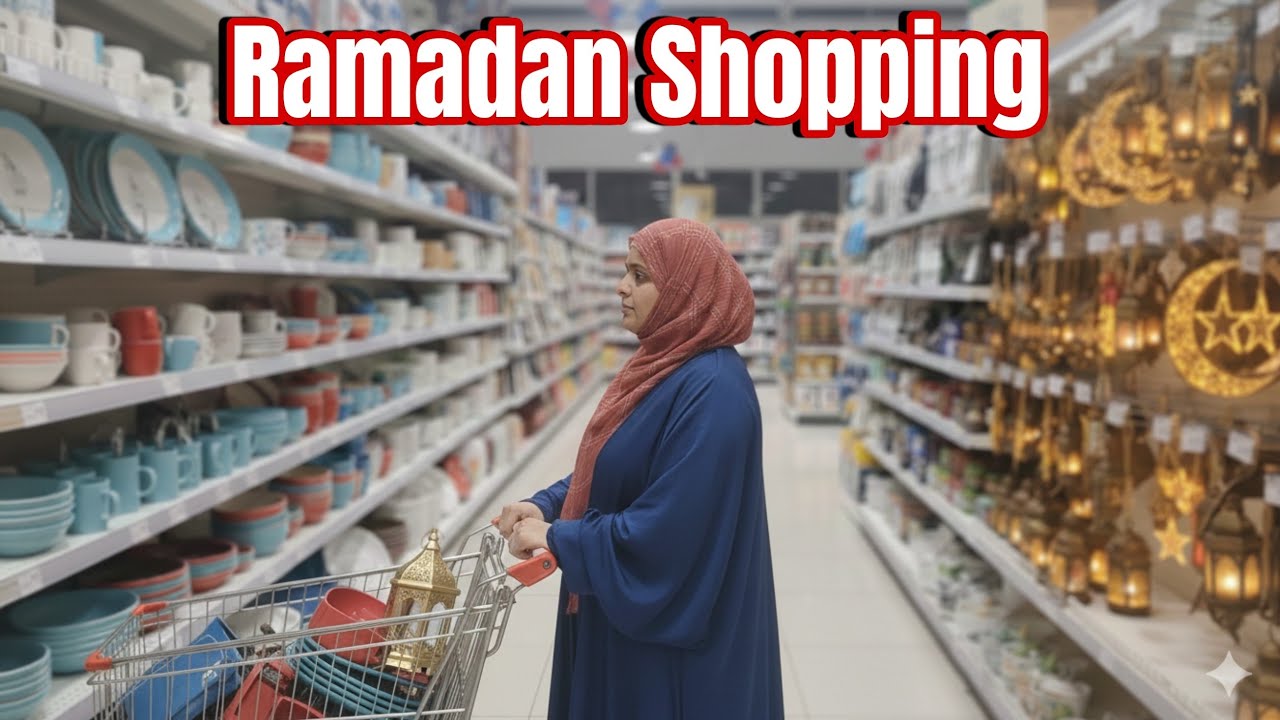 Ramadan shopping vlog | Ramadan decoration ideas | Ramadan kitchen shopping | nazneen vlogs 