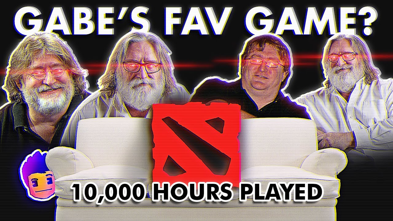 Гейб Ньюэлл много играет в DOTA 2