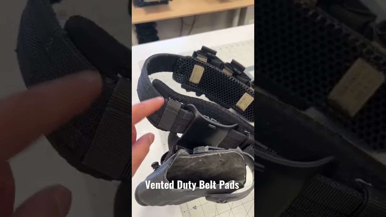 VENTED DUTY BELT PADS