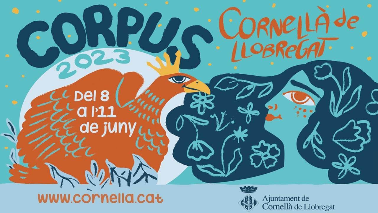 Acte del Pregó de Festa Major de Cornellà Corpus 2023