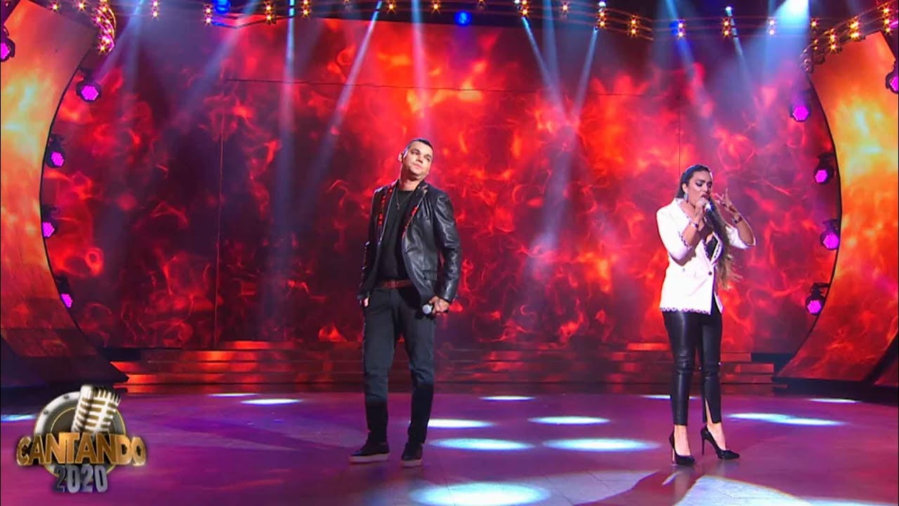 &Aacute;ngela Leiva y Brian Lanzelotta fueron Los Pimpinela en su debut en Cantando 2020