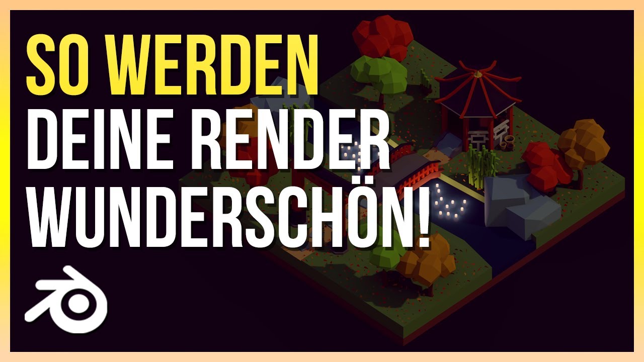 So erstellst DU schöne SZENEN in Blender 2.9! 😍 | Blender 2.9 Anfänger Tutorial Deutsch
