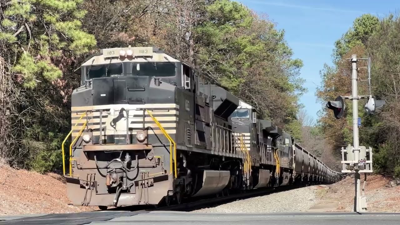 Morning Trains Around Durham, NC ft. NS 50X