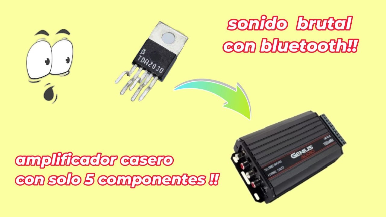 amplificador casero tda2030 monofónico