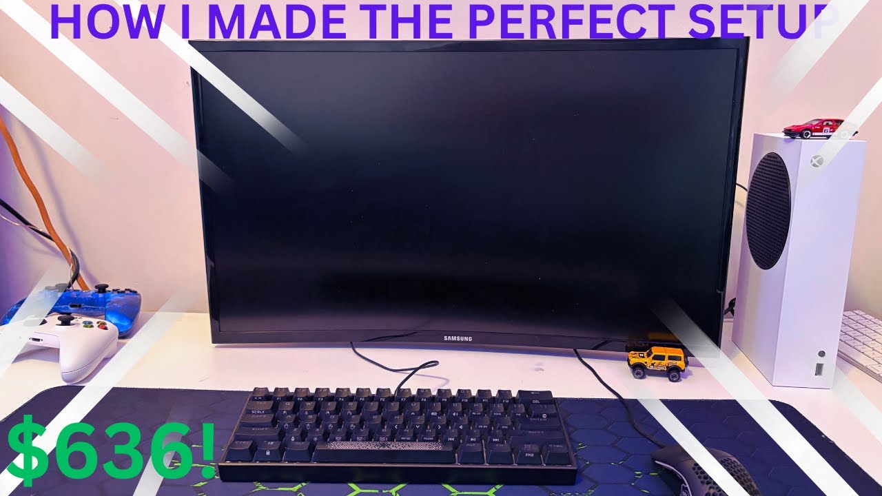 How I made the perfect gaming setup! It was only 636 bucks!