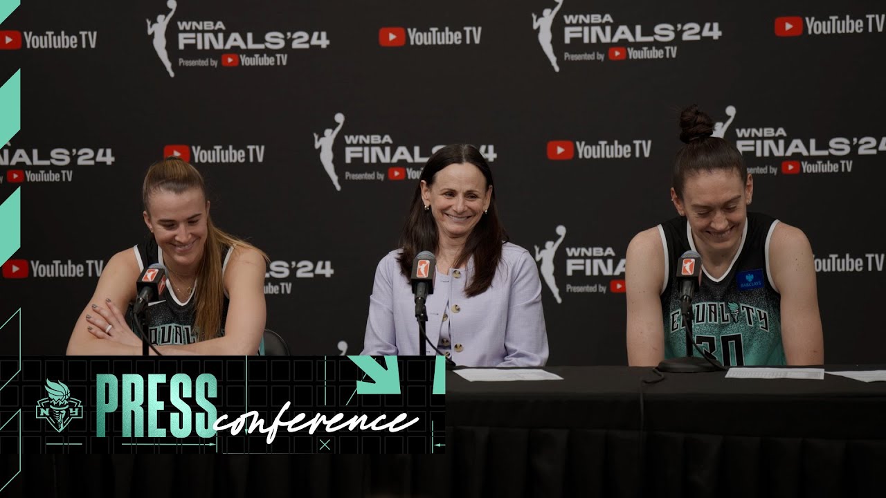 Sandy Brondello, Sabrina Ionescu, and Breanna Stewart Press Conference | Liberty vs. Lynx