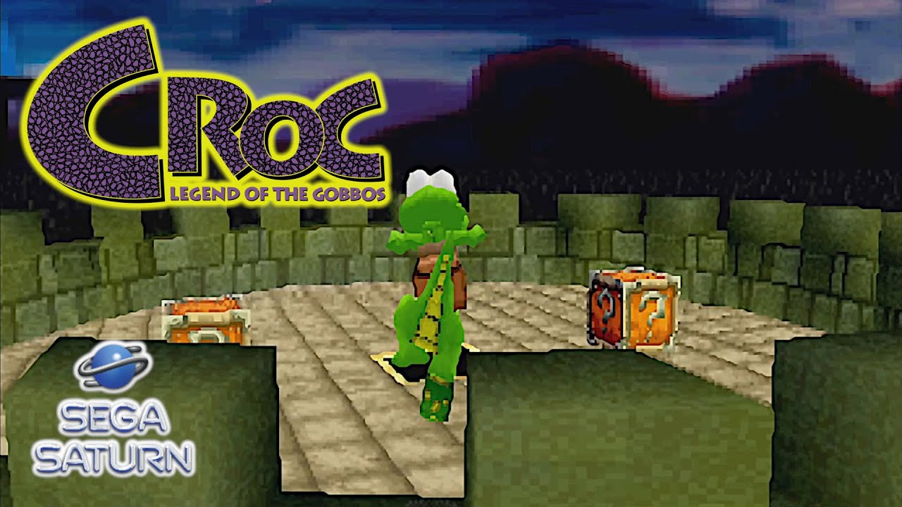 Croc Legend of the Gobbos [Saturn] 100% - Level 4-1 The Tower of Power