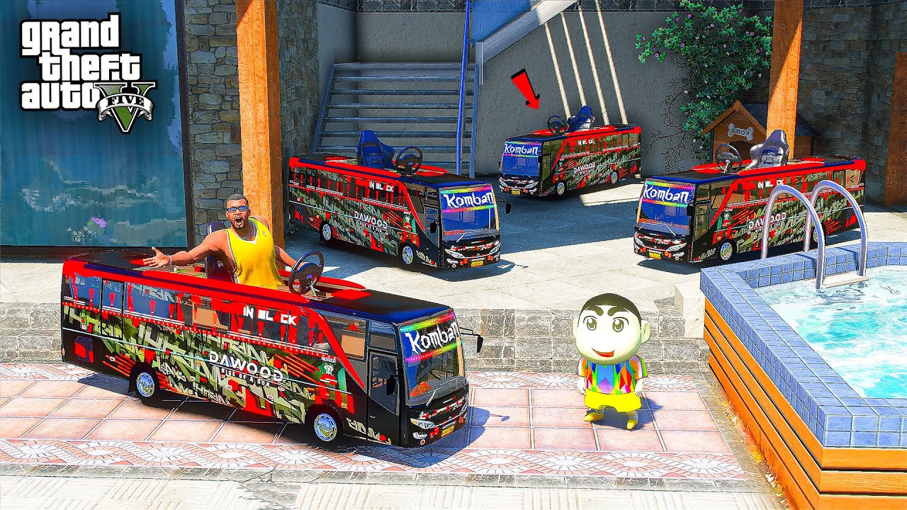 Franklin & Shinchan Buy Mini Indian Toy Bus in GTA 5